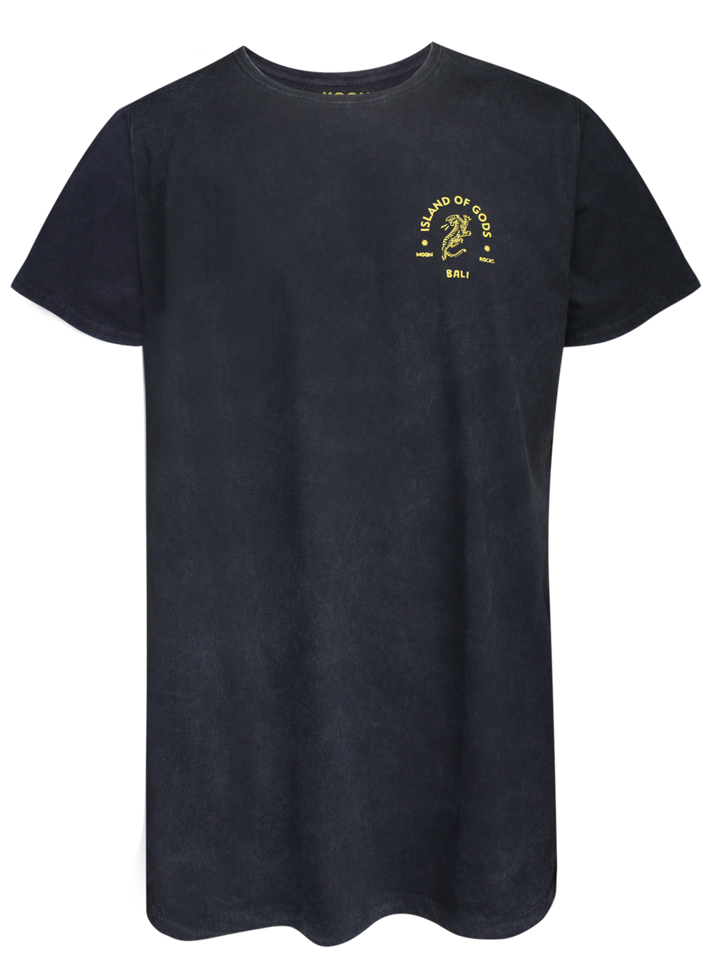 MEN T-SHIRT 2 BLACK WASH ISLAND OF GODS