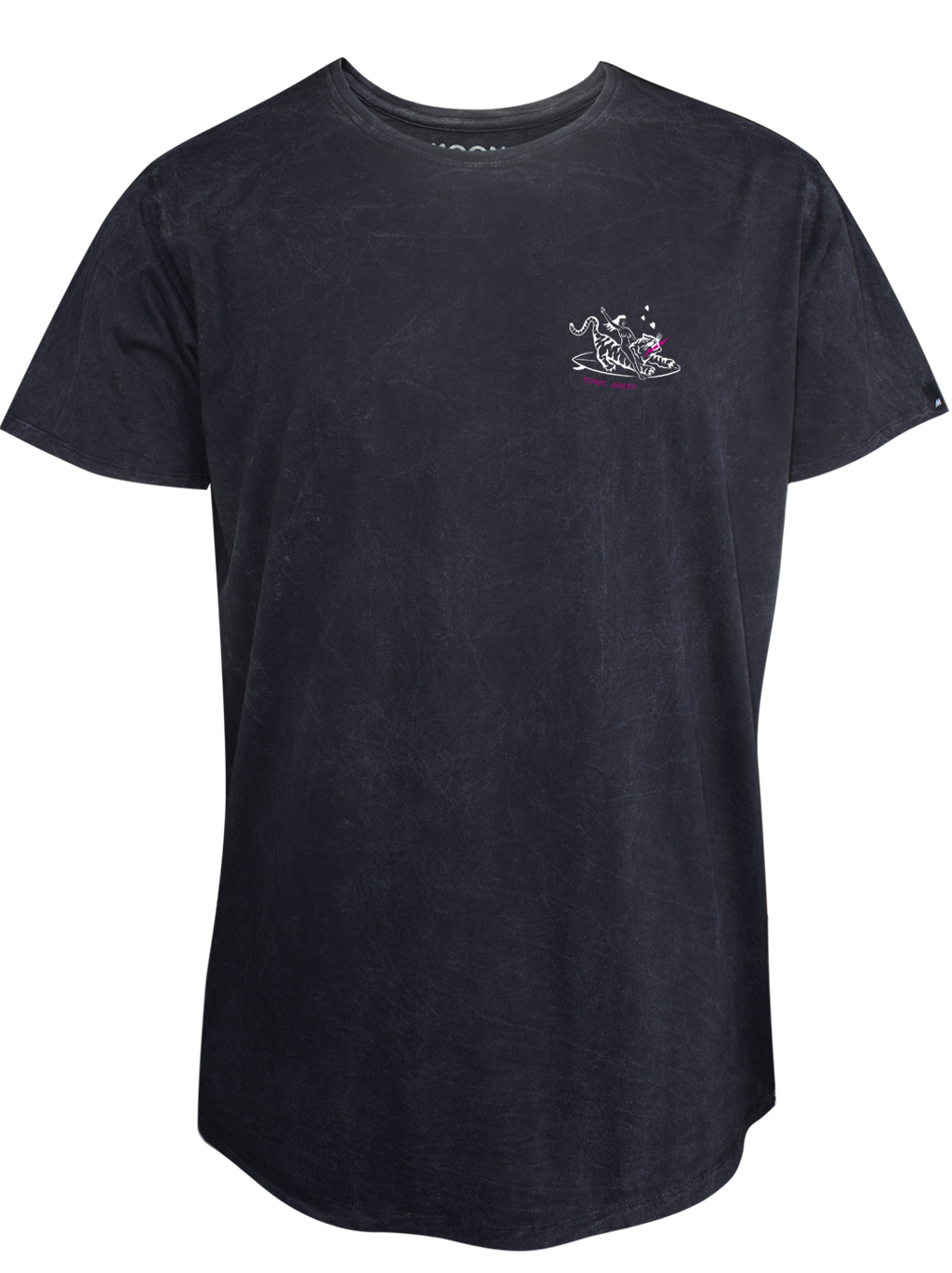 MEN T-SHIRT 2 BLACK WASH ISLAND LOVERS