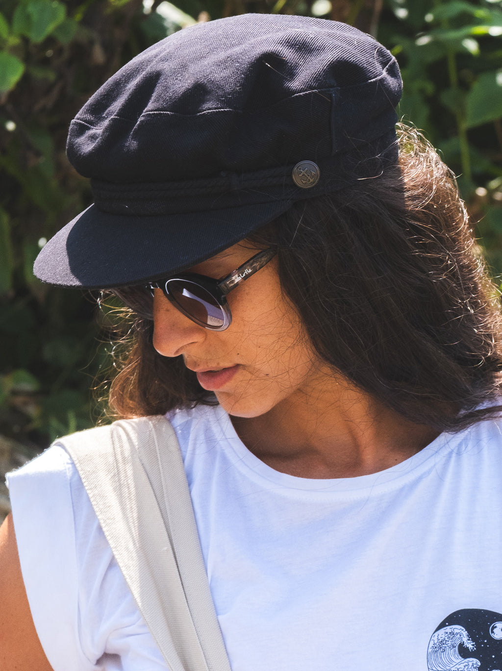 CAPTAIN HAT ROPE BLACK