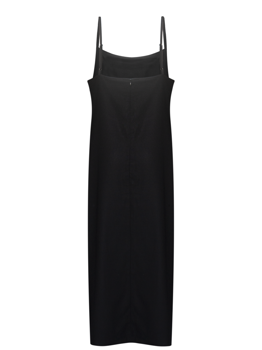 LONG DRESS LINEN AMAIA BLACK