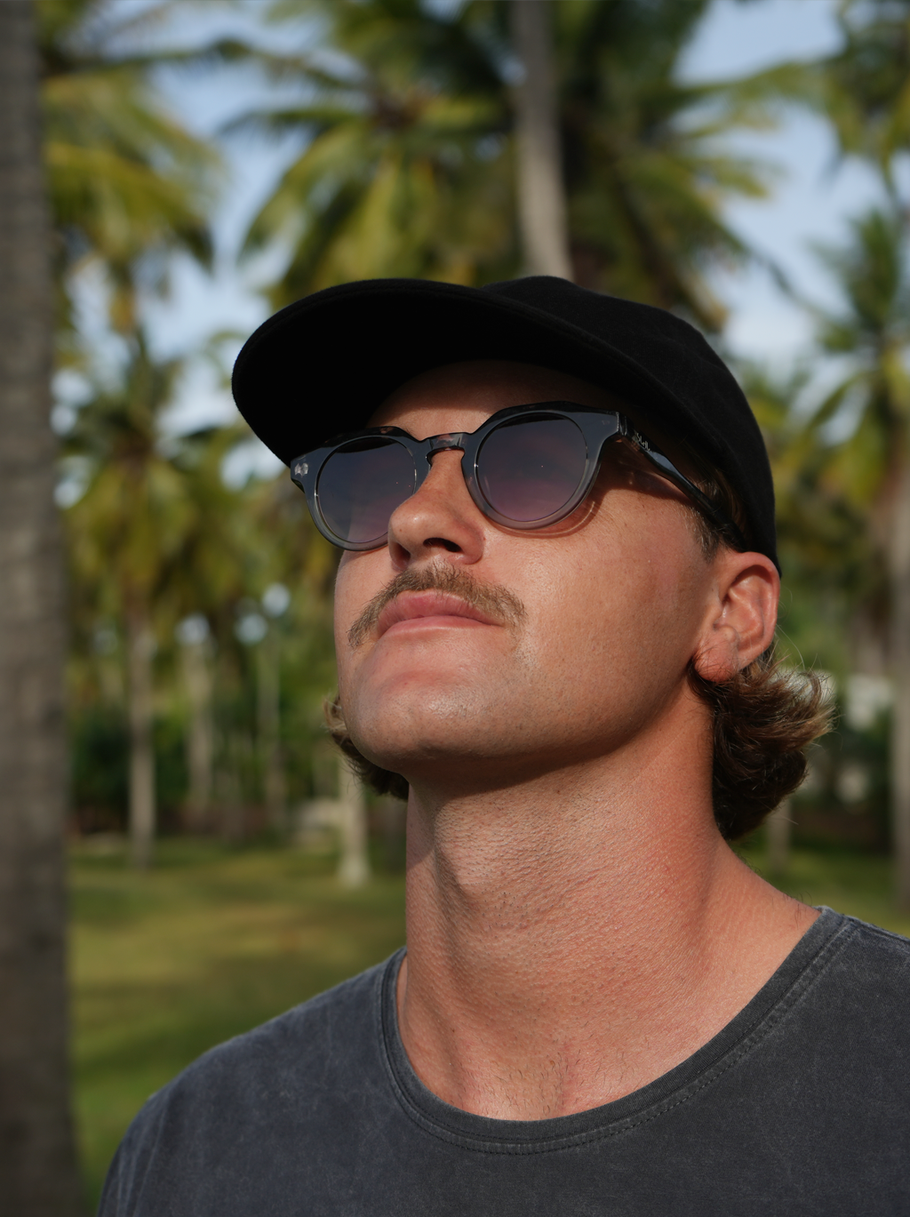 CAP GOLF PLAIN BLACK