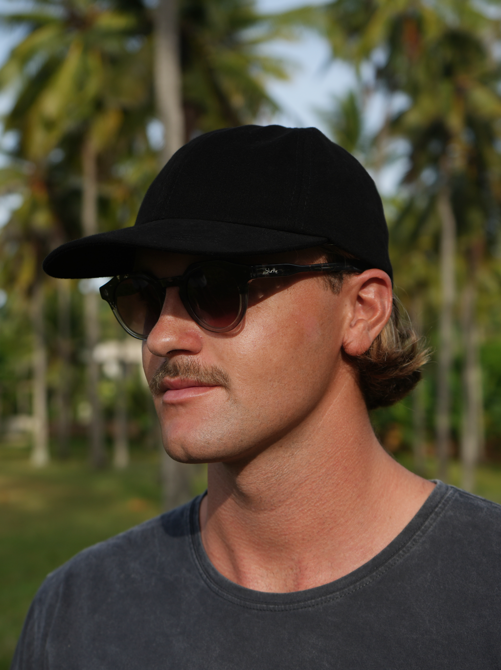 Cap Golf Plain Black