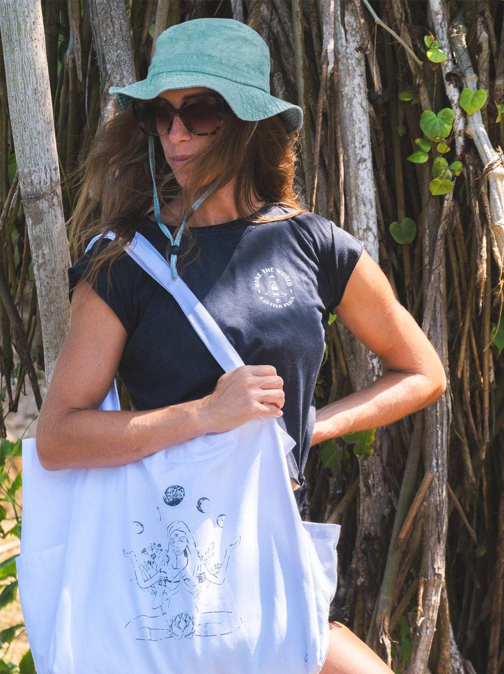 HAT BUCKET PLAIN GREEN WASH