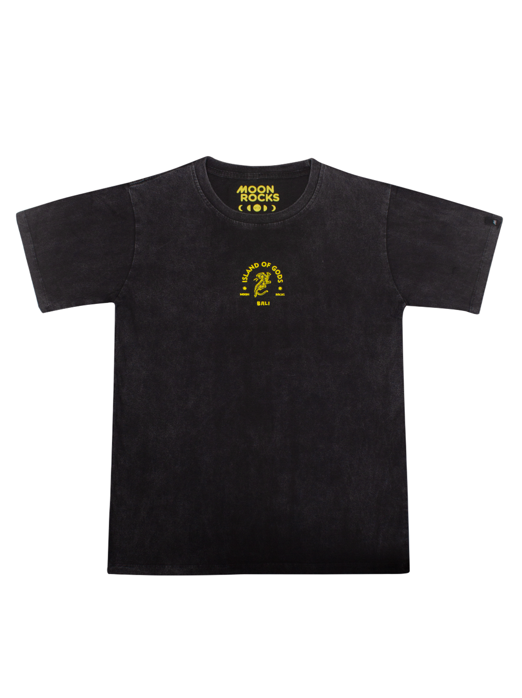 KIDS T-SHIRT BLACK WASH ISLAND OF GODS