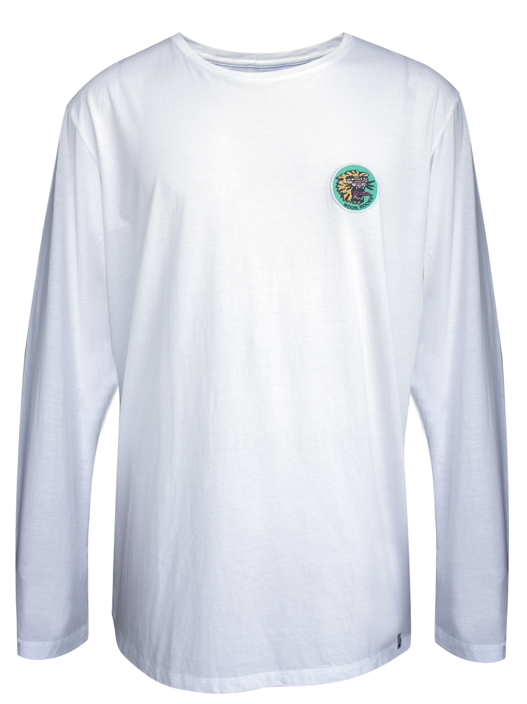 MEN T-SHIRT WHITE TIGER PATCH