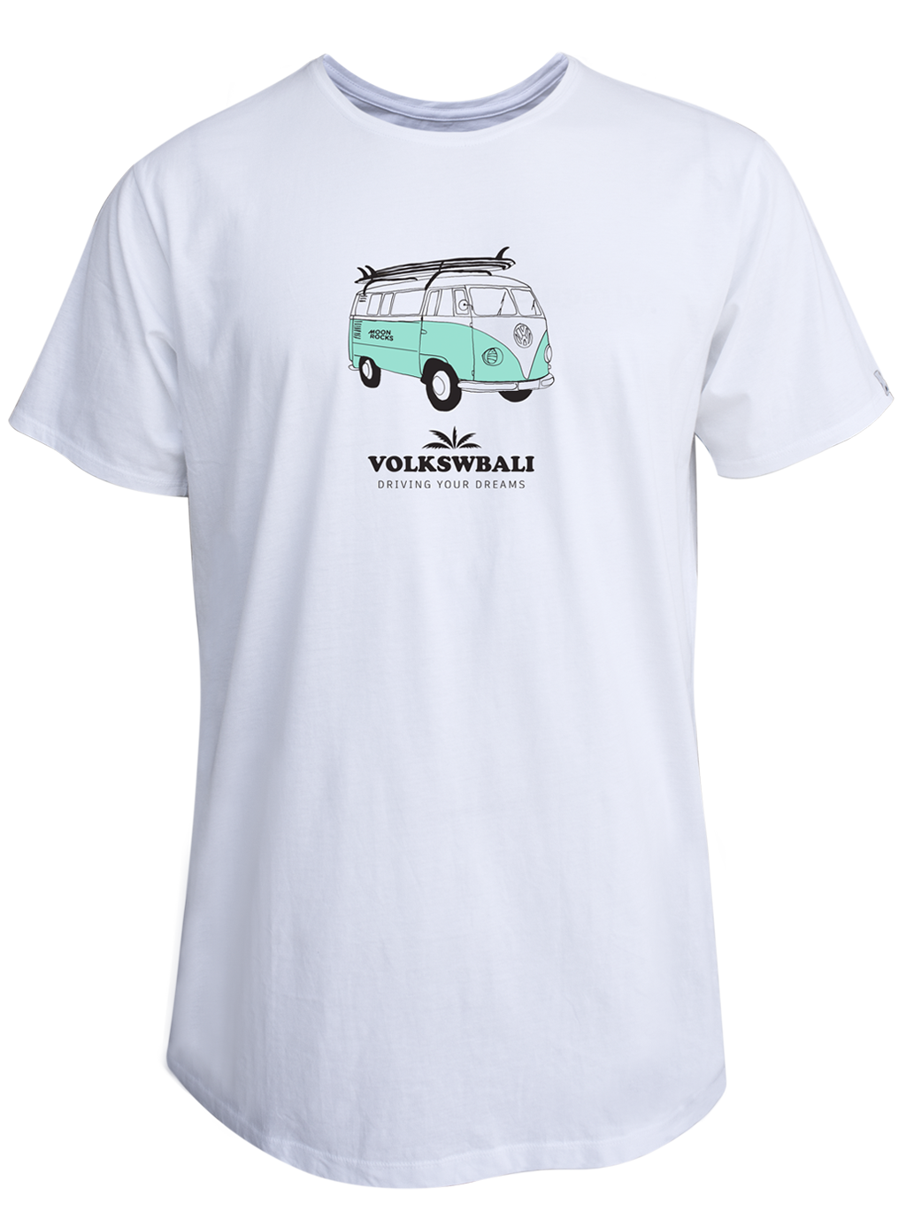 MEN T-SHIRT 2 WHITE VOLKS BALI