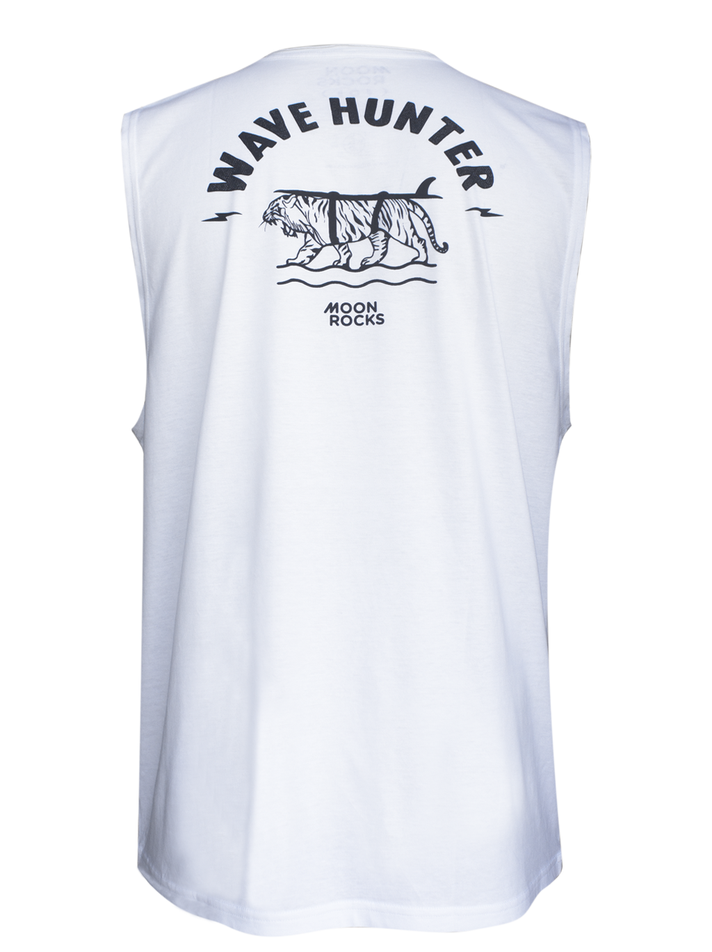 Men Singlet Wave Hunter White