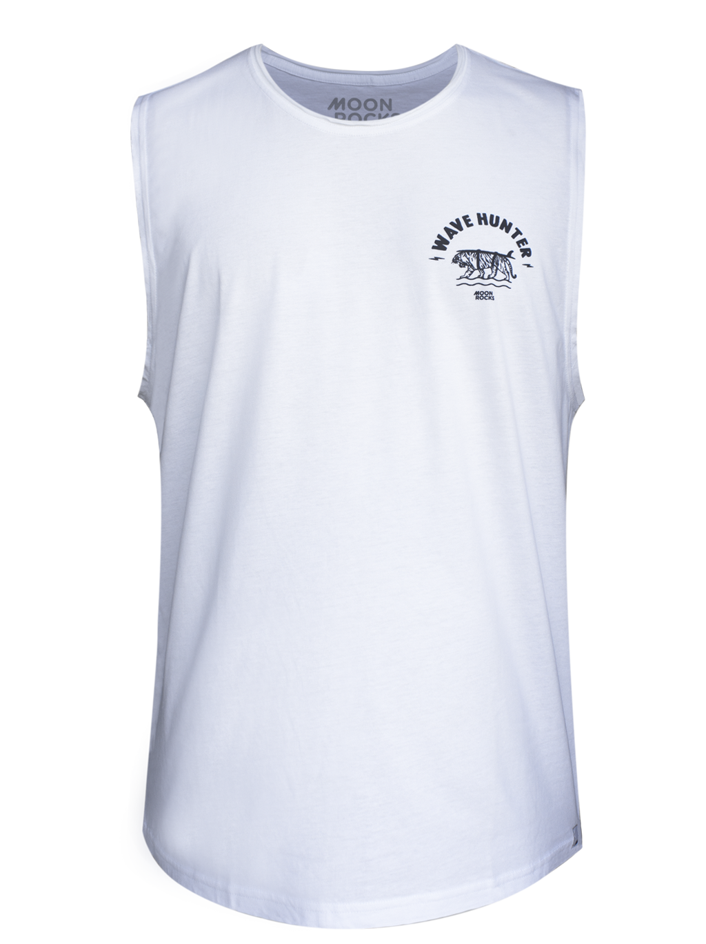 Men Singlet Wave Hunter White