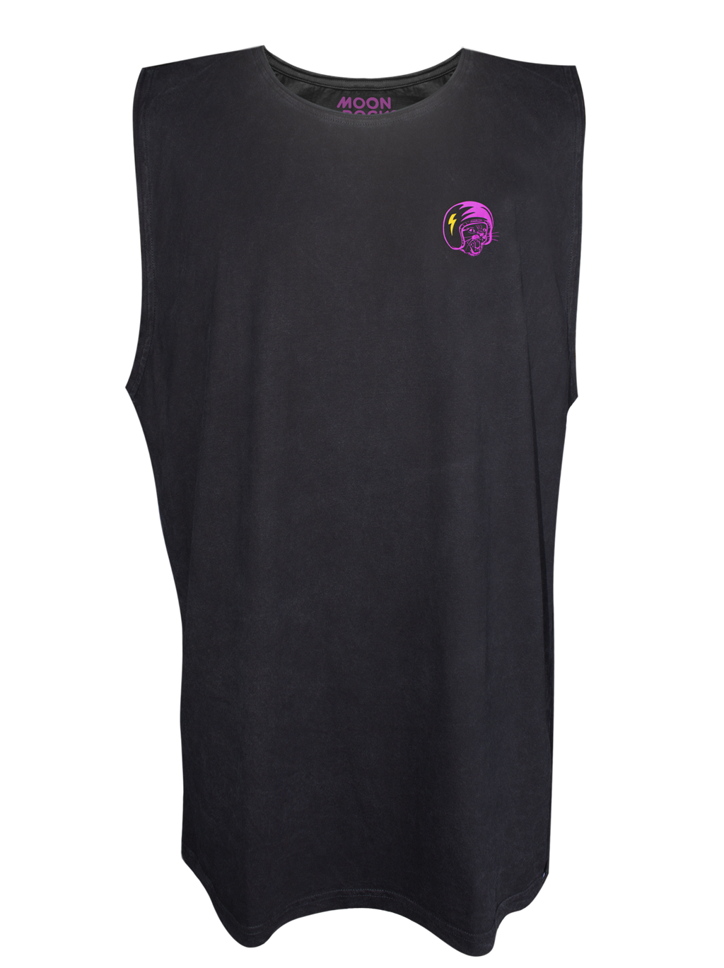 Men Singlet, Shortcat. Stone Wash