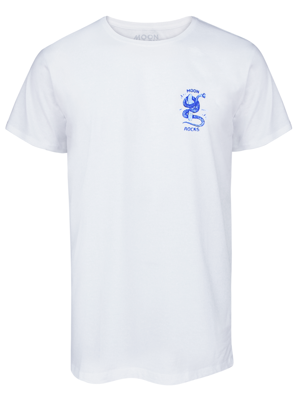MEN T-SHIRT WHITE MOON SNAKE