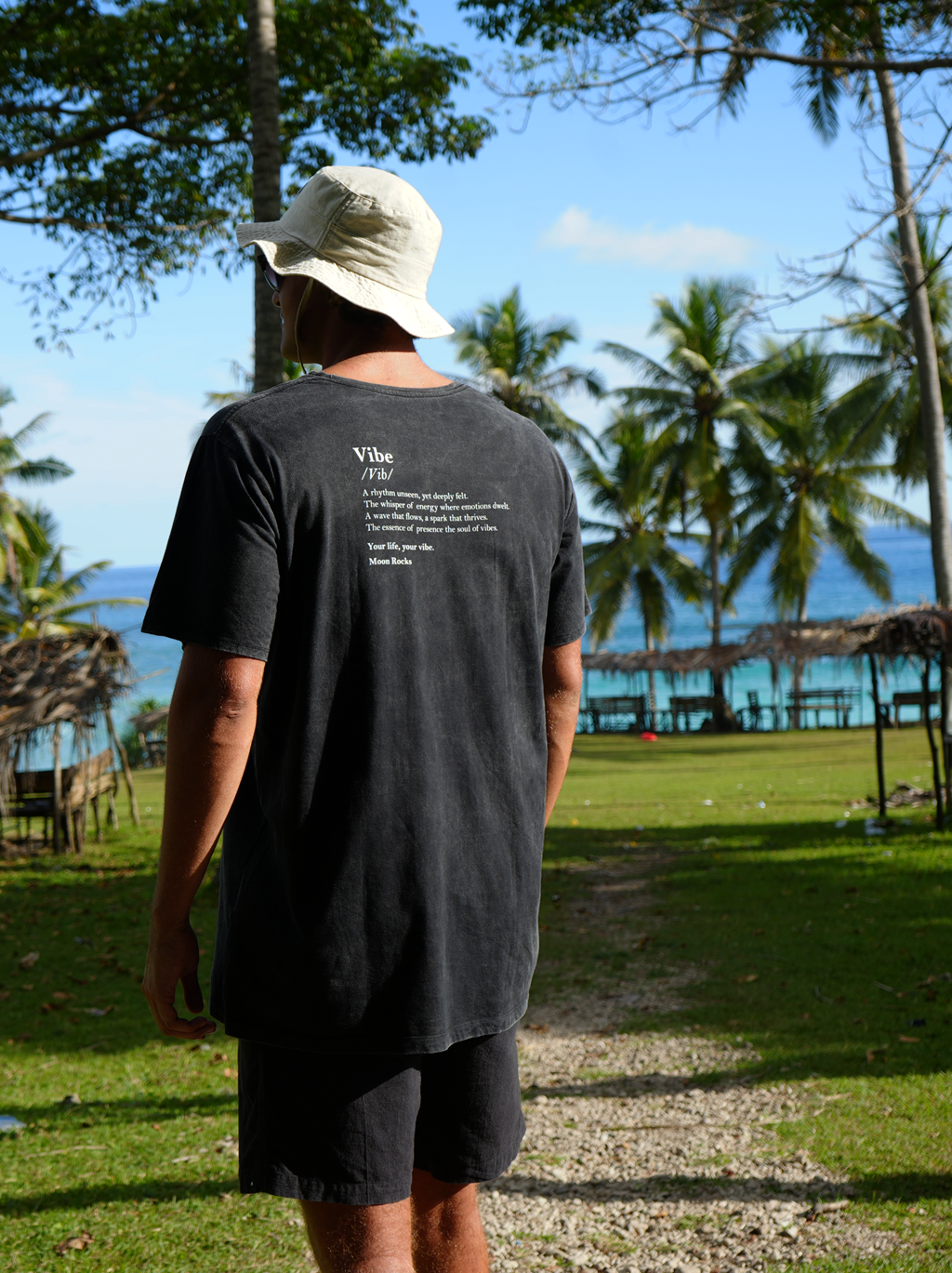 MEN T-SHIRT 2 BLACK WASH VIBE/ VIB