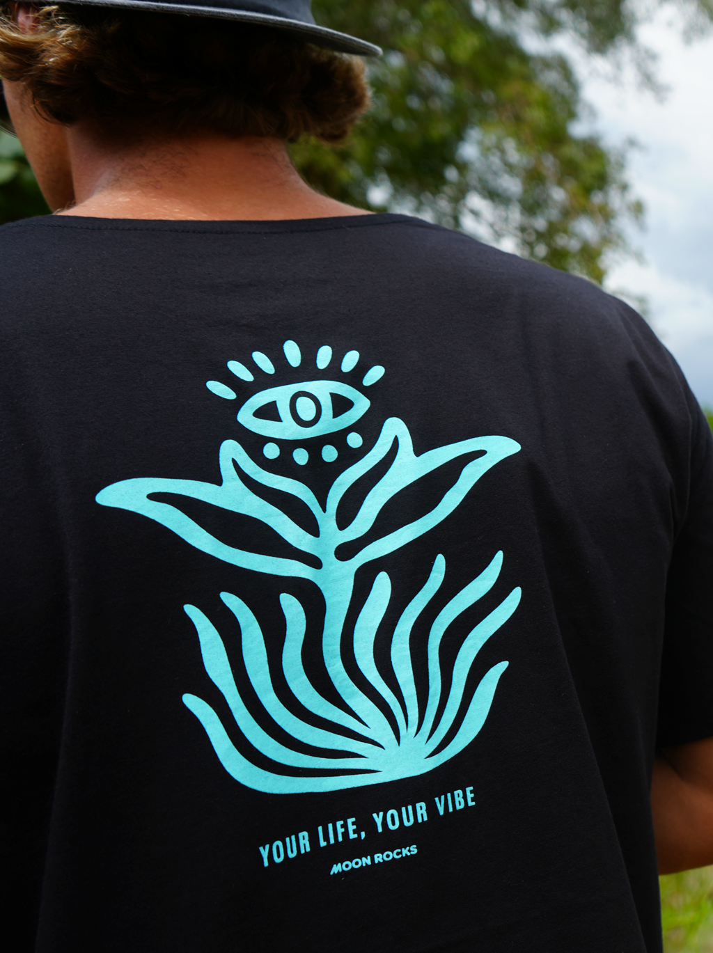 MEN T-SHIRT 2 BLACK YOUR LIFE YOUR VIBE