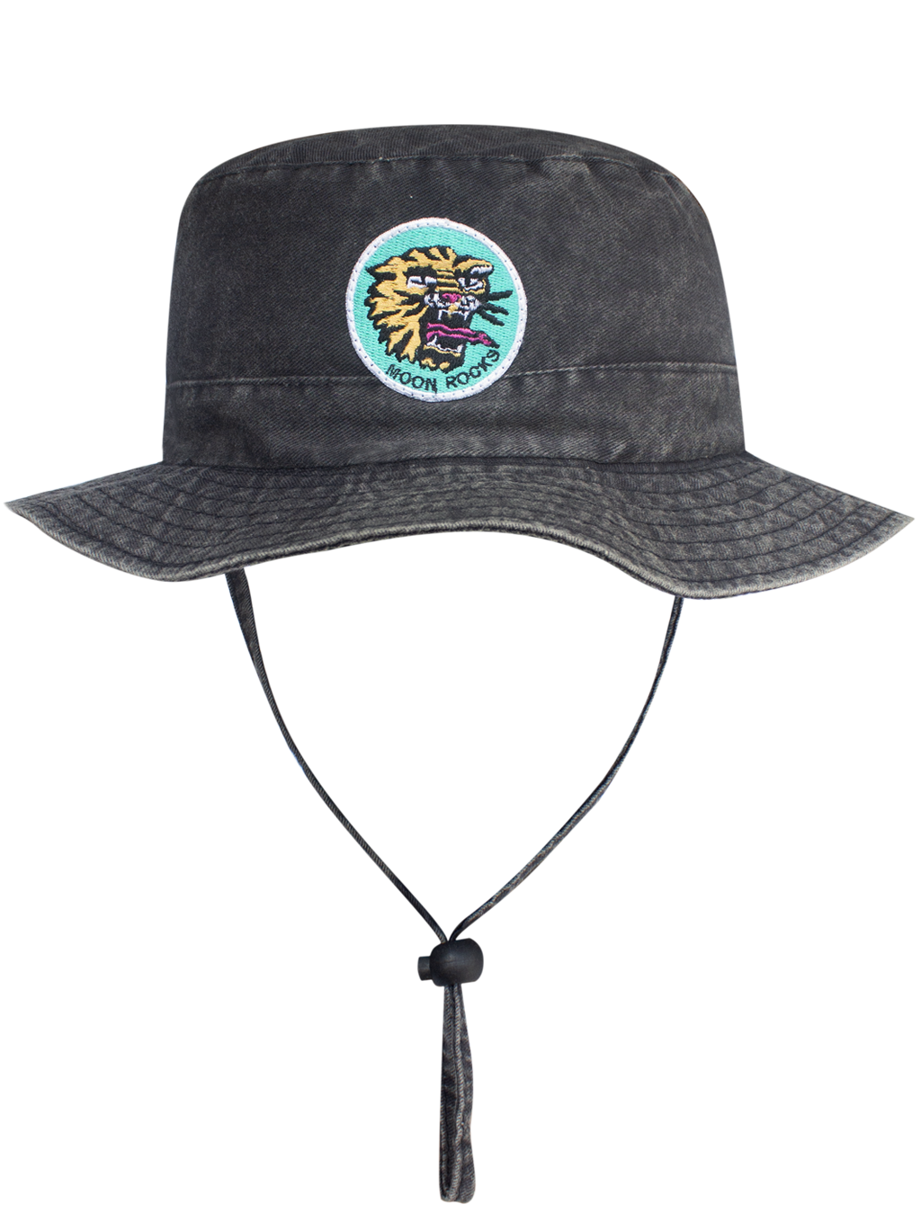 HAT BUCKET TIGER PATCH BLACK WASH