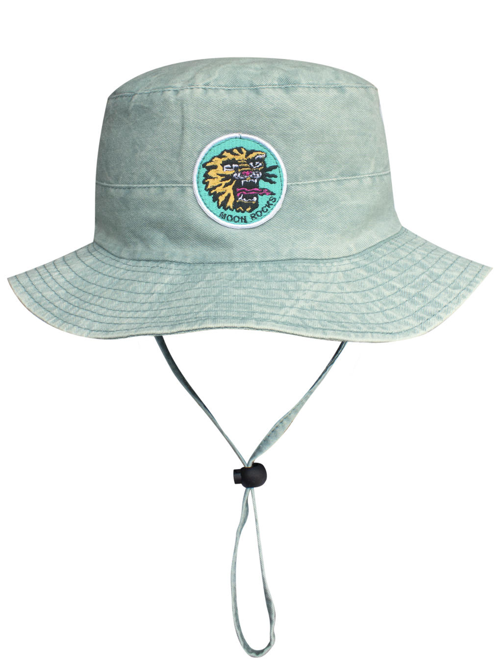 HAT BUCKET TIGER PATCH GREEN WASH