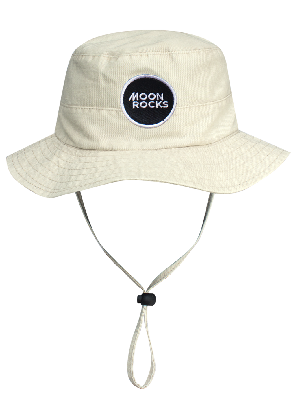 Hat Bucket Logo Cream Stone Wash – MOON ROCKS