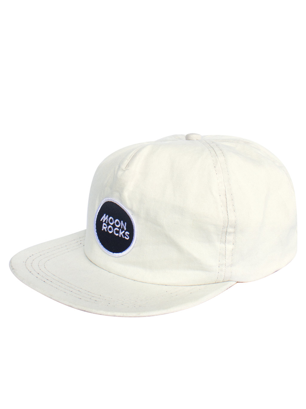 CAP FIVE PANEL LOGO CREAM