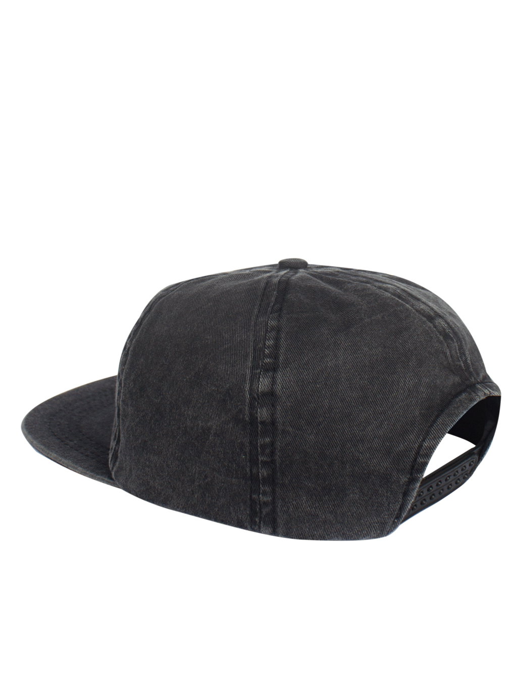 CAP FIVE PANEL LOGO BLACK WASH
