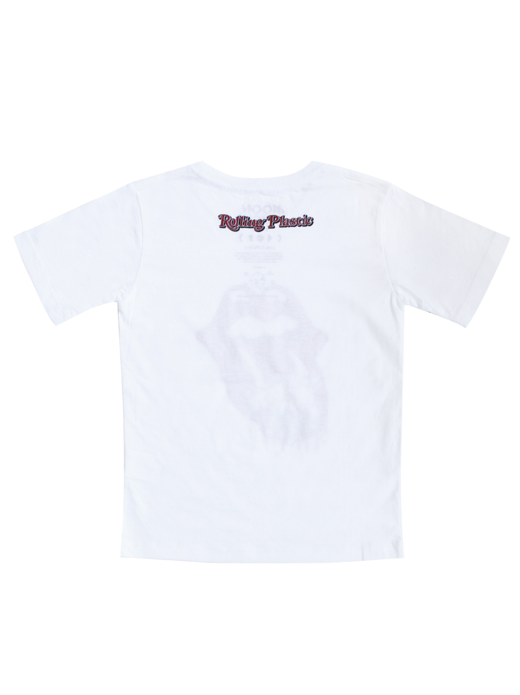 KIDS T-SHIRT WHITE ROLLING PLASTIC