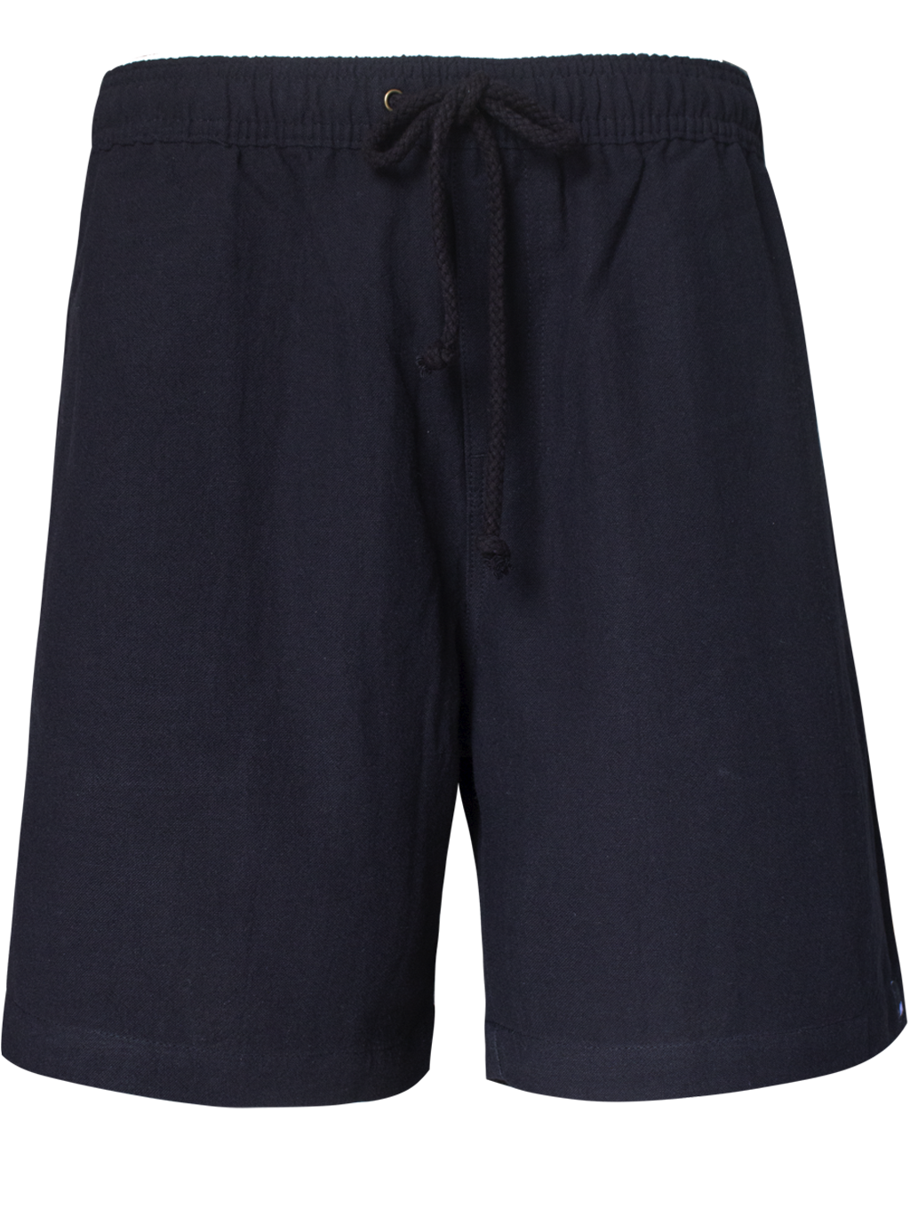 MEN SHORT PANTS COTTON LINEN BLACK