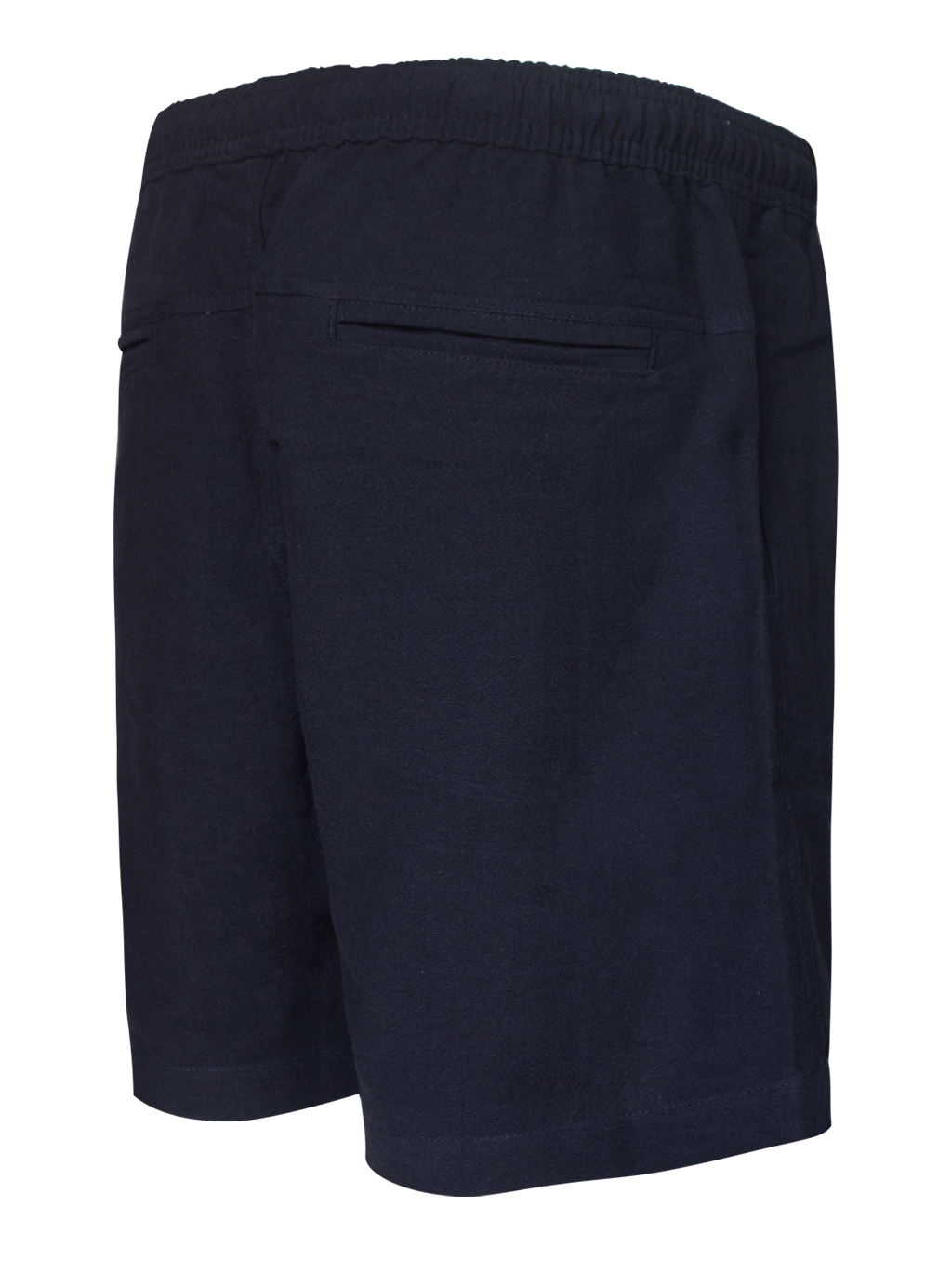 MEN SHORT PANTS COTTON LINEN BLACK