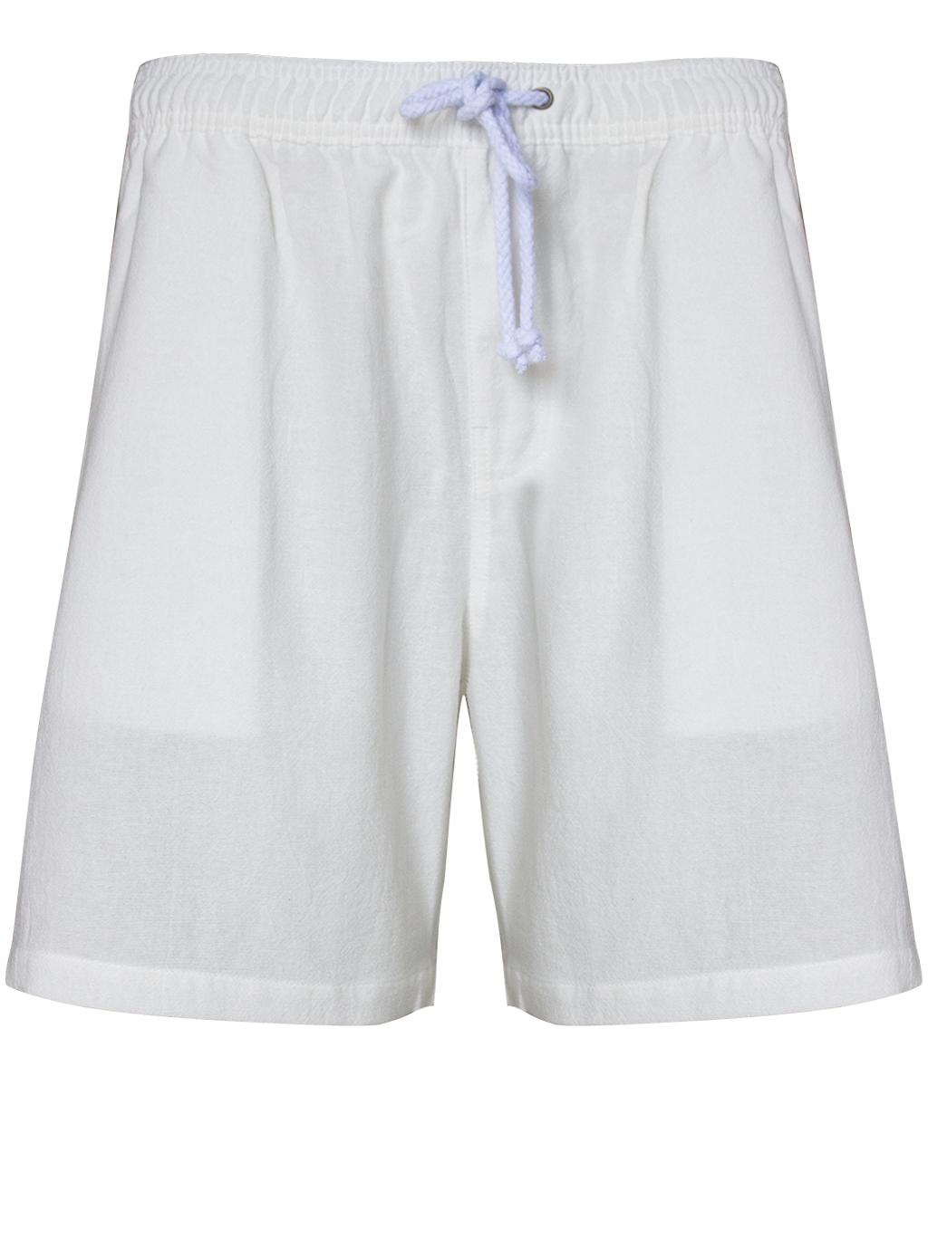 MEN SHORT PANTS COTTON LINEN OFF WHITE