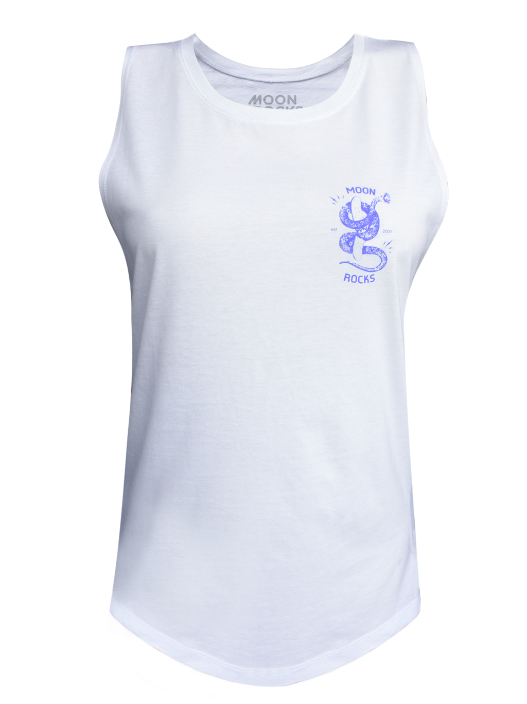 Women Singlet Laut White Snake Skate