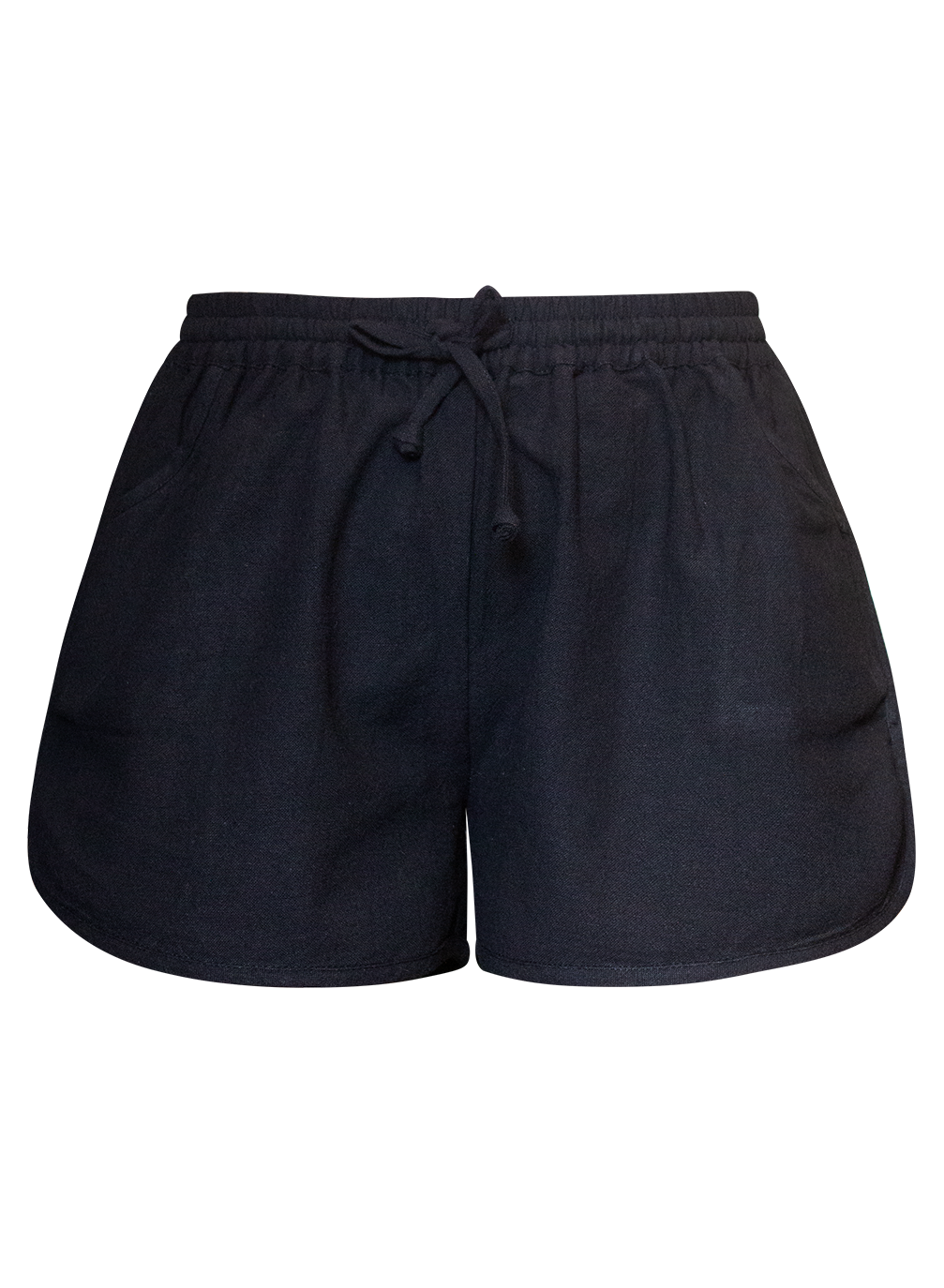 PANT COTTON LINEN BLACK