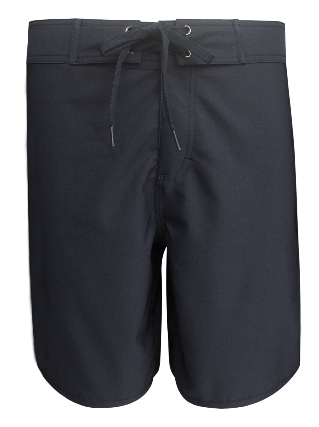MEN BOARDSHORT RETRO FULL PLAIN BLACK