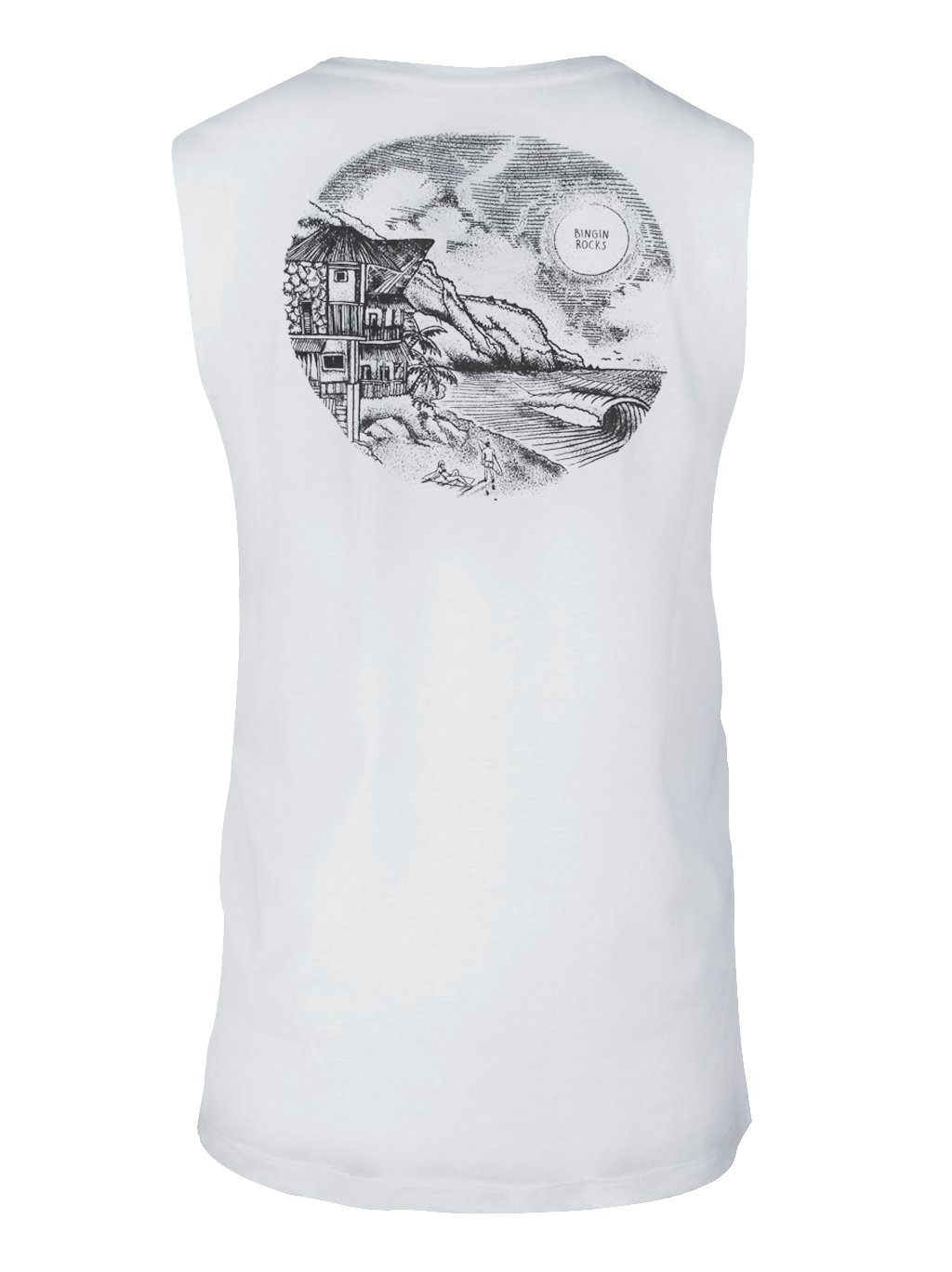 MEN SINGLET BINGIN ROCKS