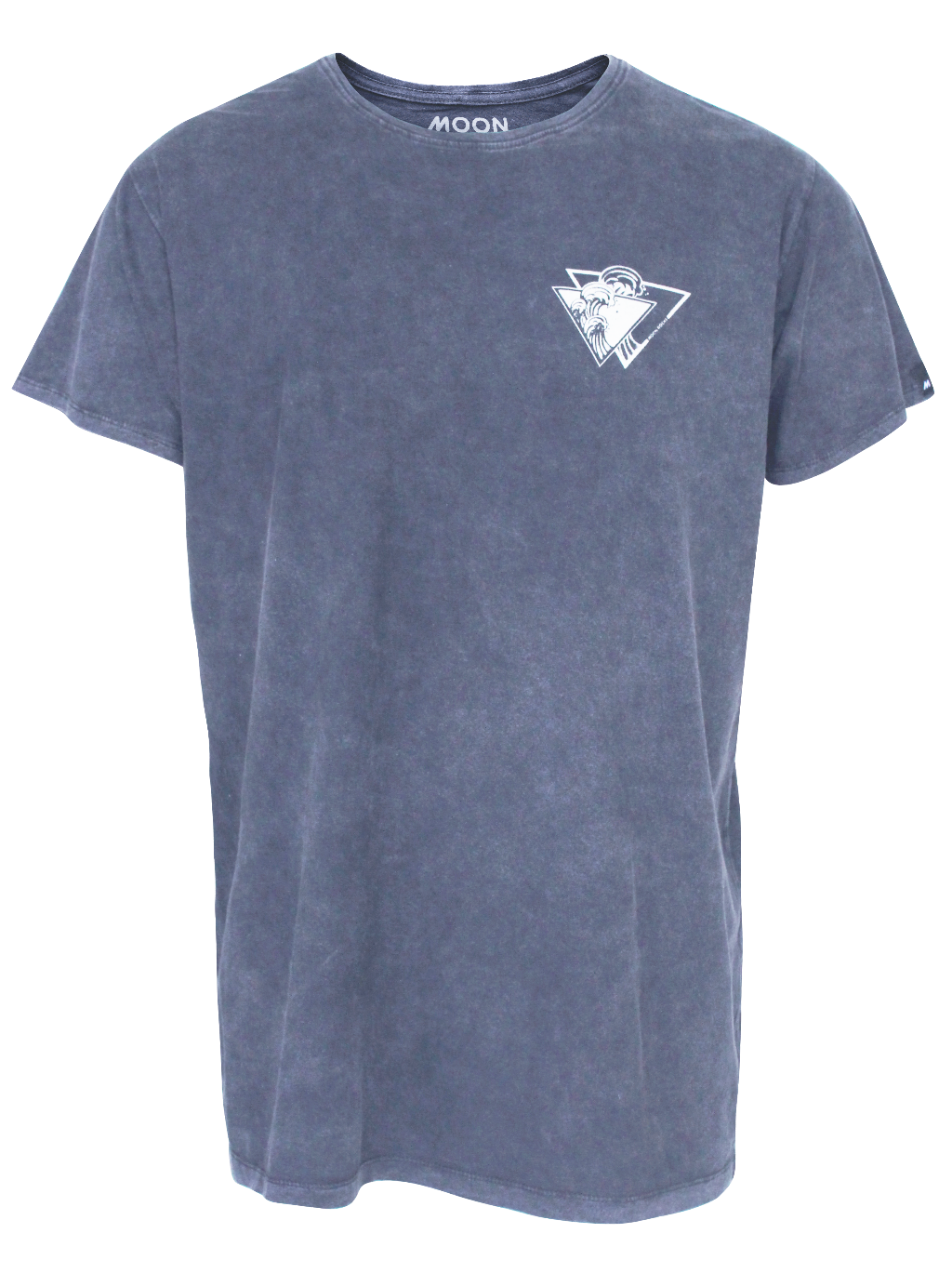 MEN T-SHIRT GREY WASH TRI WAVE