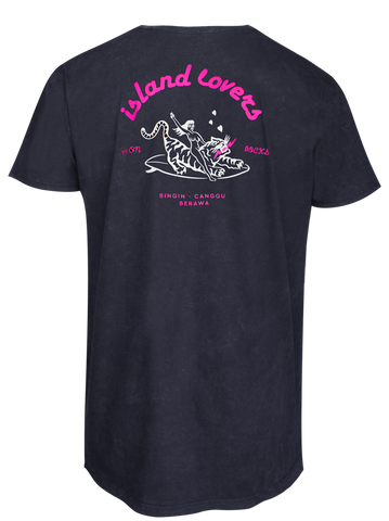 Men T-Shirt Black Wash 2 Island Lovers