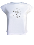 Women T-shirt Canela White Lightness