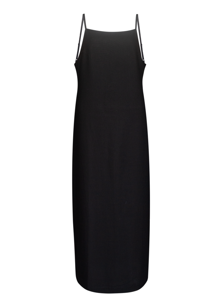 Long Dress Linen Amaia Black