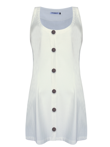 Dress Linen Suit Off White