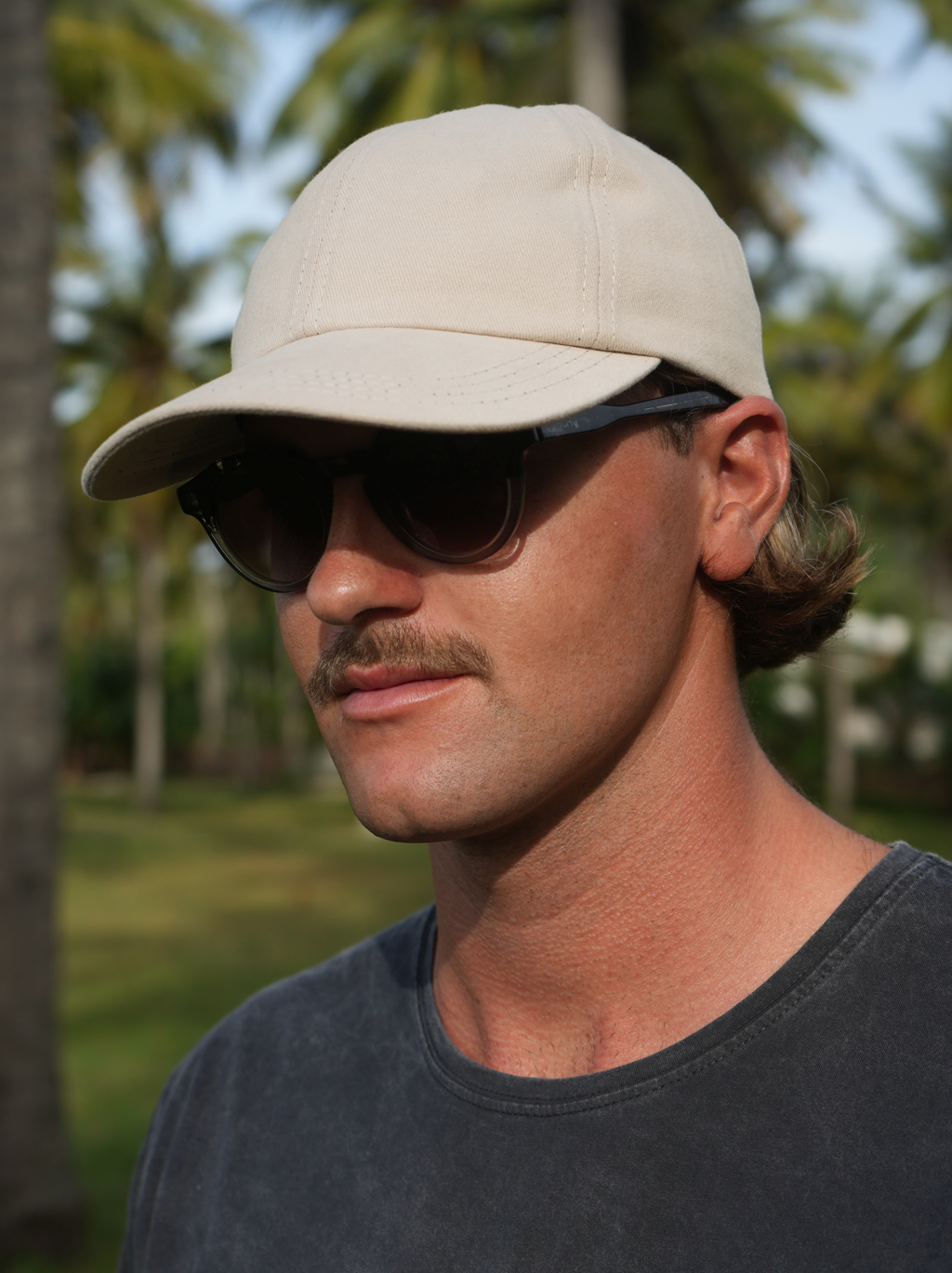 CAP GOLF PLAIN CREAM