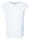 Women T-shirt Roll White Canggu Rocks