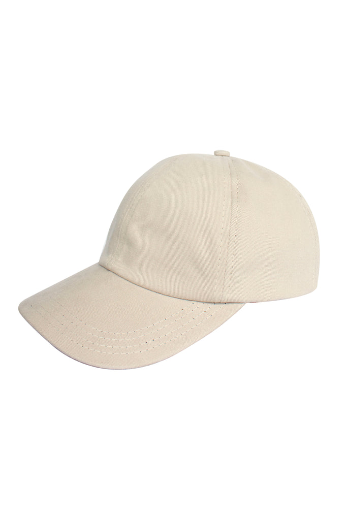 Cap Golf Plain Cream