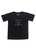 Kids T-shirt Black Wash Clean The Sea