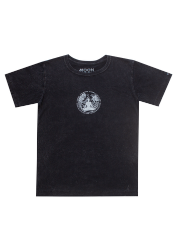 Kids T-shirt Black Wash Kindness