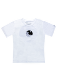 Kids T-shirt White Yin Wave