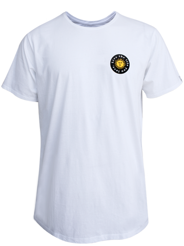 MEN T-SHIRT 2 WHITE LIVE THE LIFE