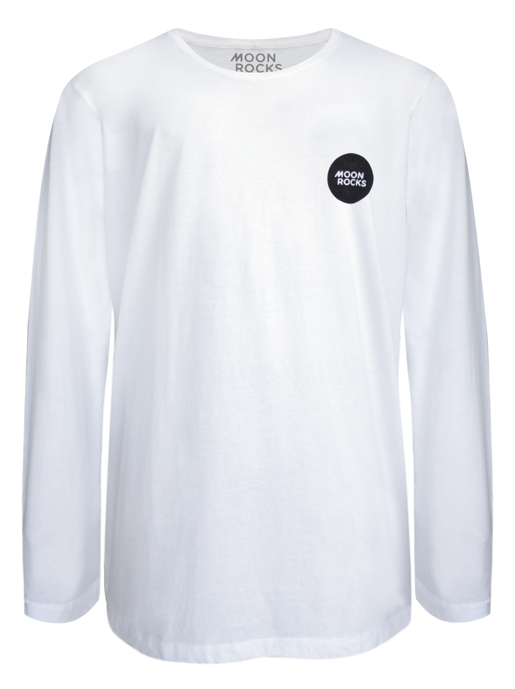 MEN LONG SLEEVE T-SHIRT WHITE LOGO BOLA