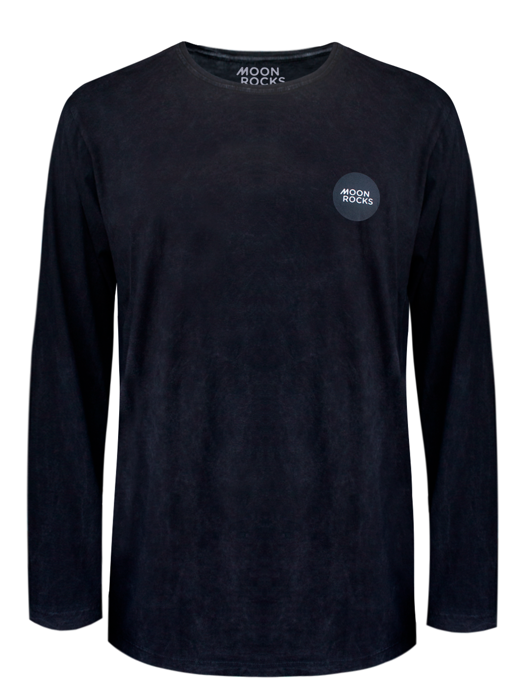 MEN LONG SLEEVE T-SHIRT LOGO BOLA BLACK WASH