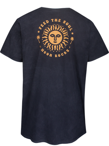 Men T-Shirt 2 Black Wash Feed The Soul