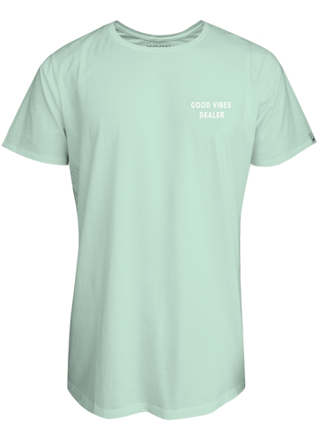 MEN T-SHIRT 2 SAGE GOOD VIBES DEALER