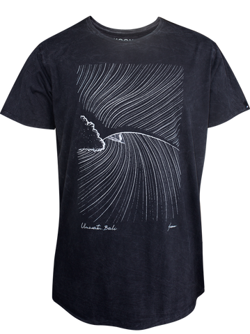 Men T-Shirt Black Wash 2 Uluwatu