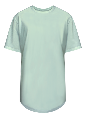 MEN T-SHIRT JUMBO PLAIN SAGE