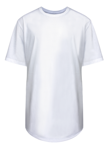 MEN T-SHIRT JUMBO PLAIN WHITE