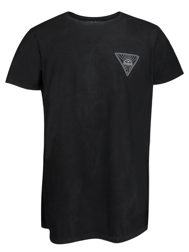 Men T-Shirt 2 Black Wash Love Eye