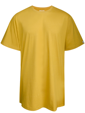 MEN T-SHIRT JUMBO PLAIN HONEY GOLD